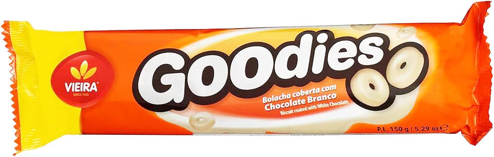 Bolacha Goodies Chocolate Branco 150g - Vieira