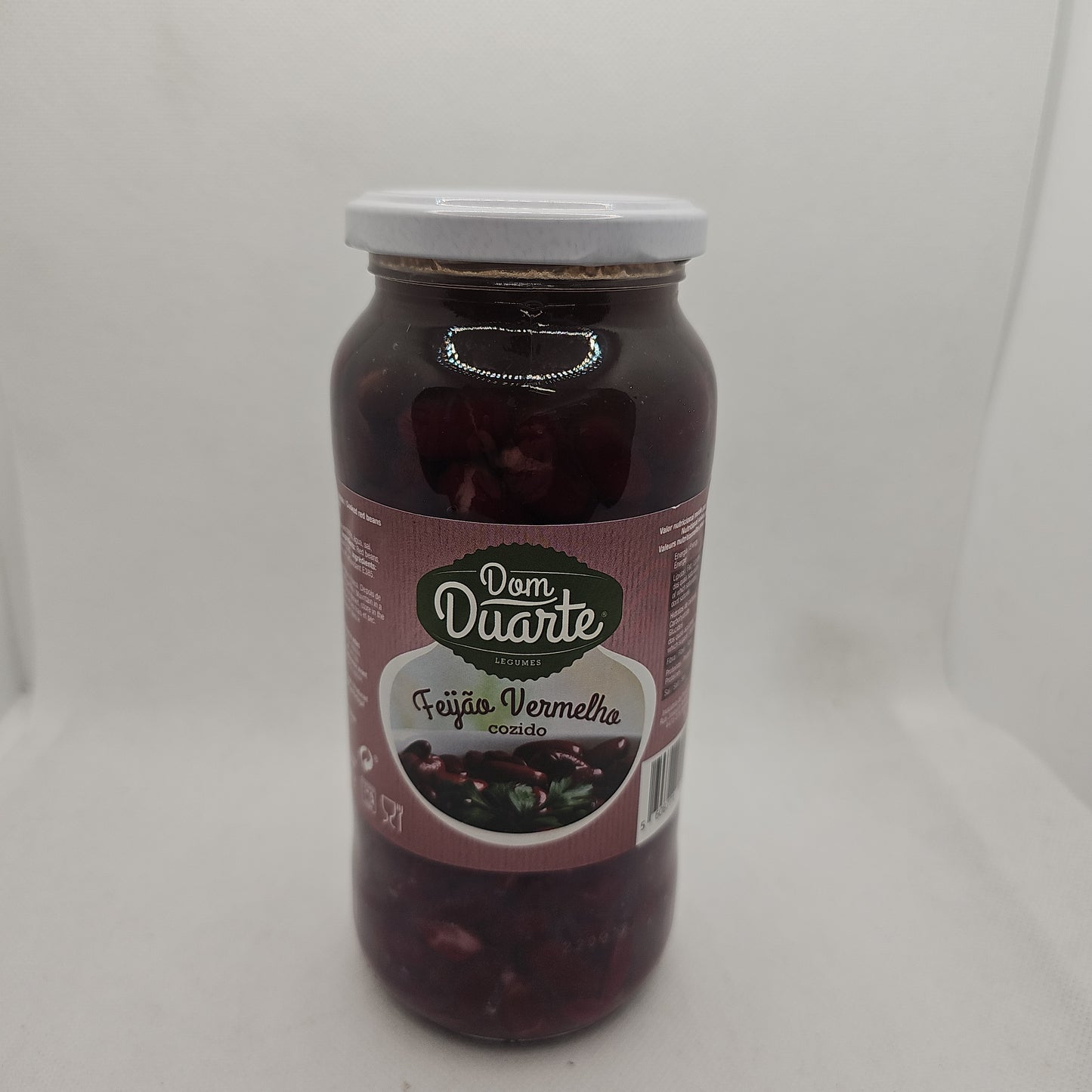 Feijão Vermelha Cozido 570gr - Dom Duarte 570gr