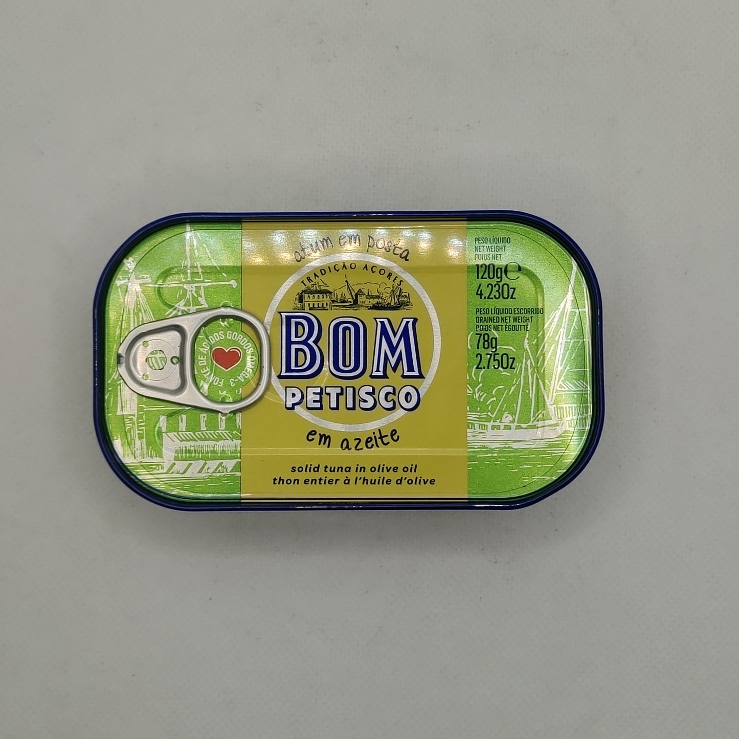 Atum Posta em Azeite 120gr- Bom Petisco