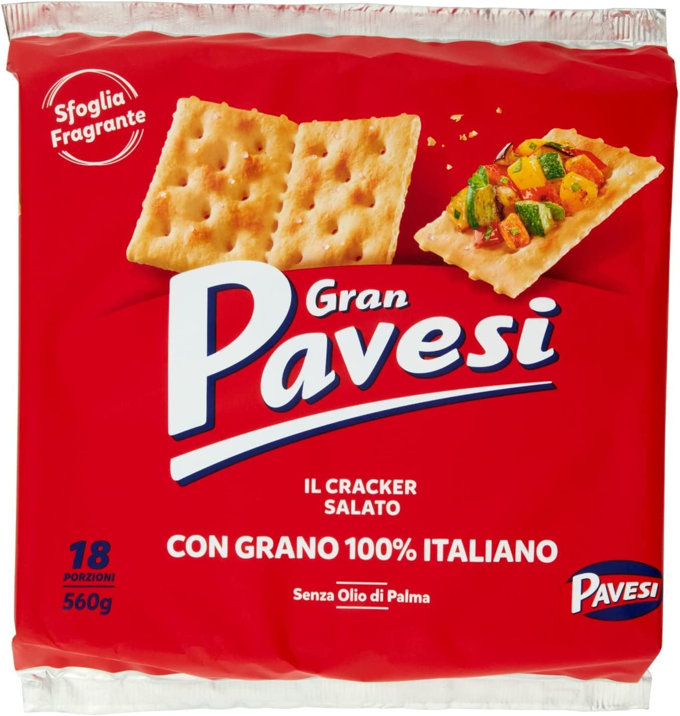Crackers Com Sal 560g - Gran Pavesi
