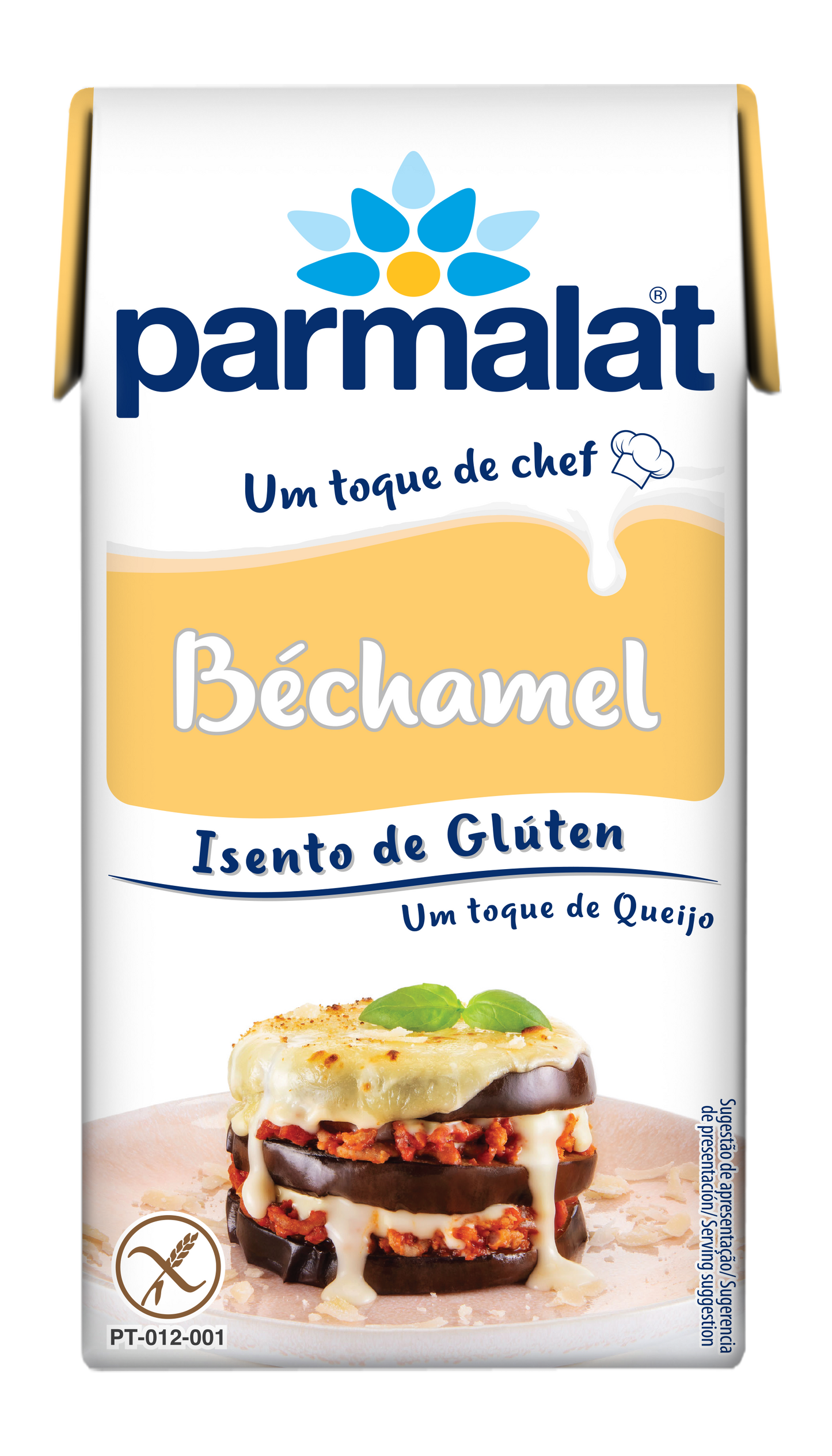Molho Béchamel Isento Gluten 500ml - Parmalat