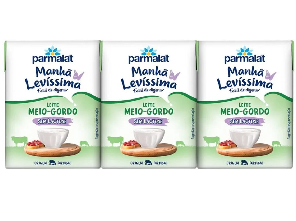 Leite Meio Gordo Sem Lactose Tri-Pack - Parmalat