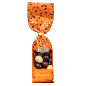 Amendoa Chocolate Sortido 160g - Ferbar