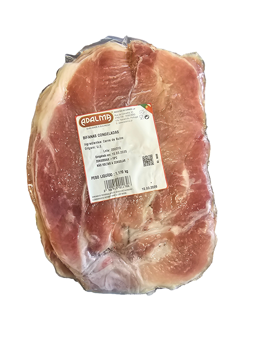 Bifanas Congeladas (800g-1300g) - Adalma