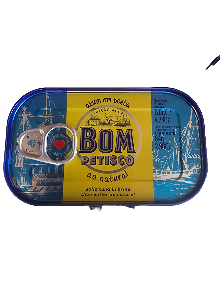 Atum em Posta Bom Petisco ao Natural 120gr