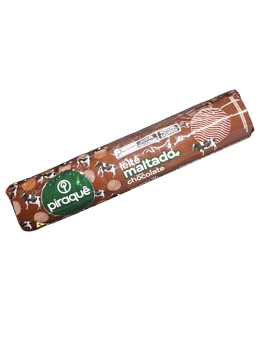 Biscoito Leite Maltado Chocolate Piraquê 132gr