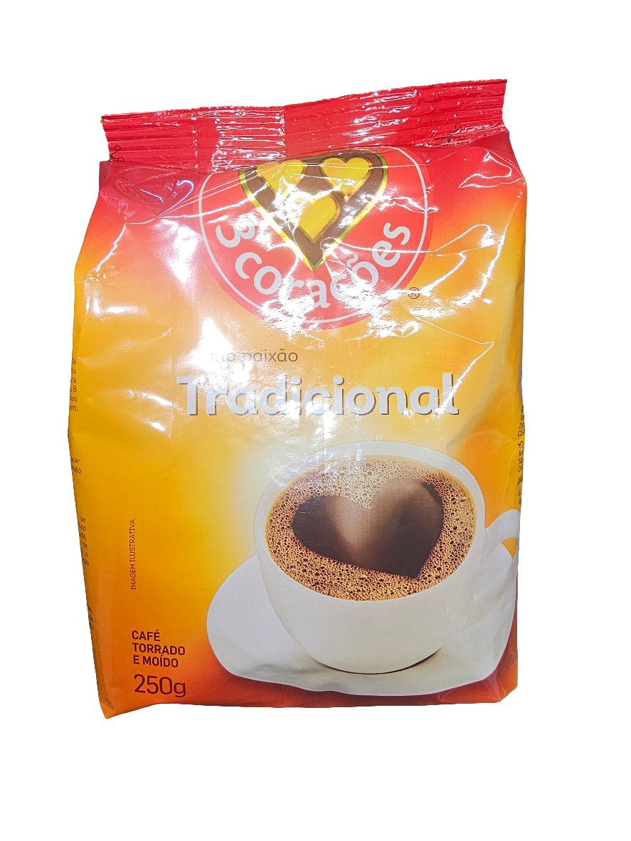 Café Tradicional 3 Corações 250gr