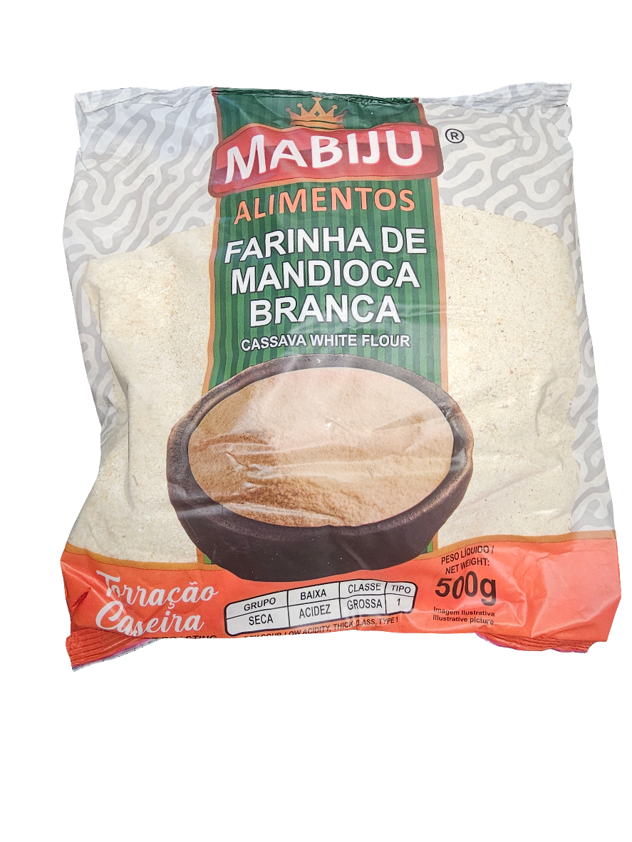 Farinha de Mandioca Branca 500g - Mabiju