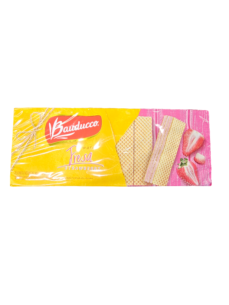 Wafer Morango 140g - Bauducco