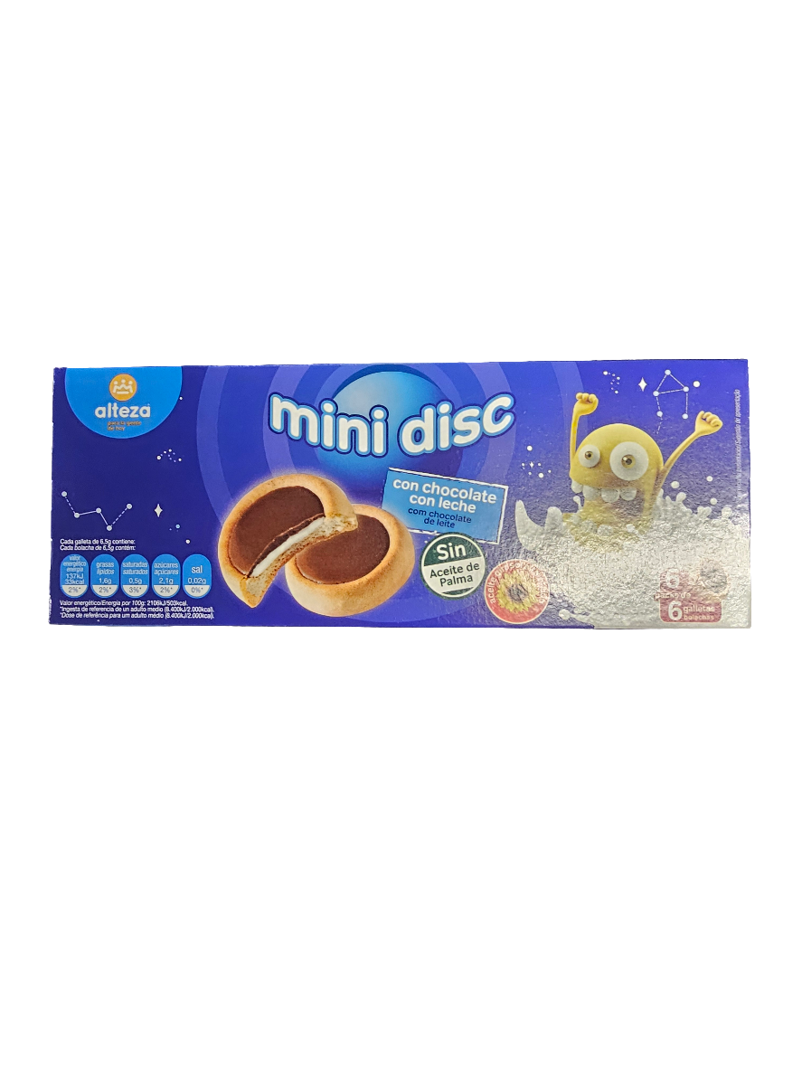 Bolacha Mini Disco Chocolate 236g - Alteza