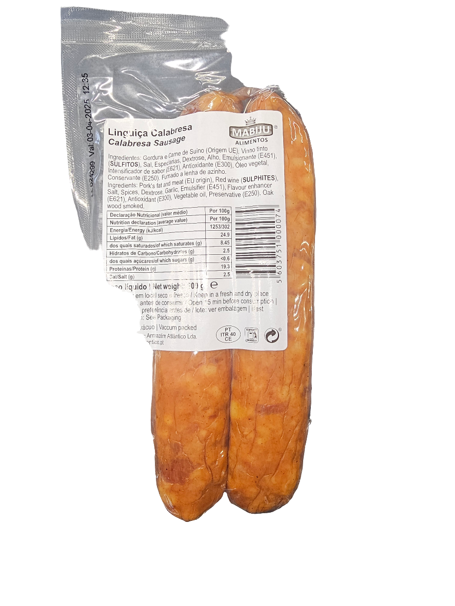 Linguiça Calabresa 300g - Mabiju