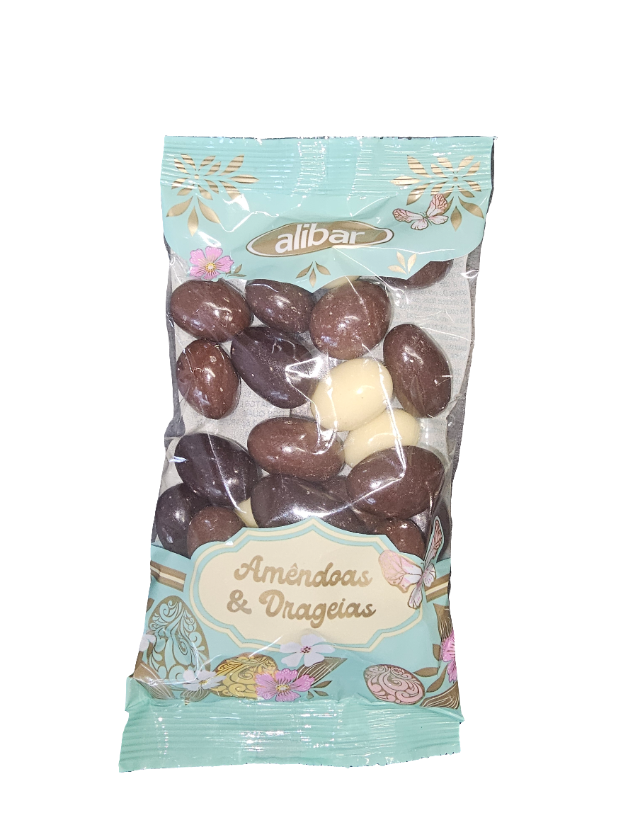 AMÊNDOA CHOCOLATE SORTIDA 160g Alibar