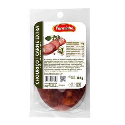 Chouriço de Carne Extra 180gr - Porminho