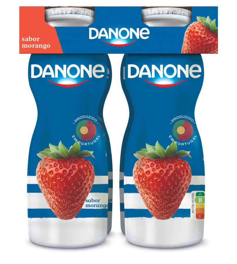 Iogurte Liquido Morango 4x155ml -Danone