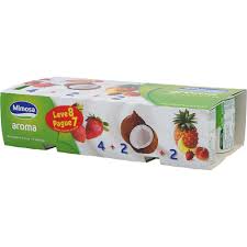 Iogurte Aroma Pack Económico Morango/Coco/TuttiFrutti 8x120g - Mimosa