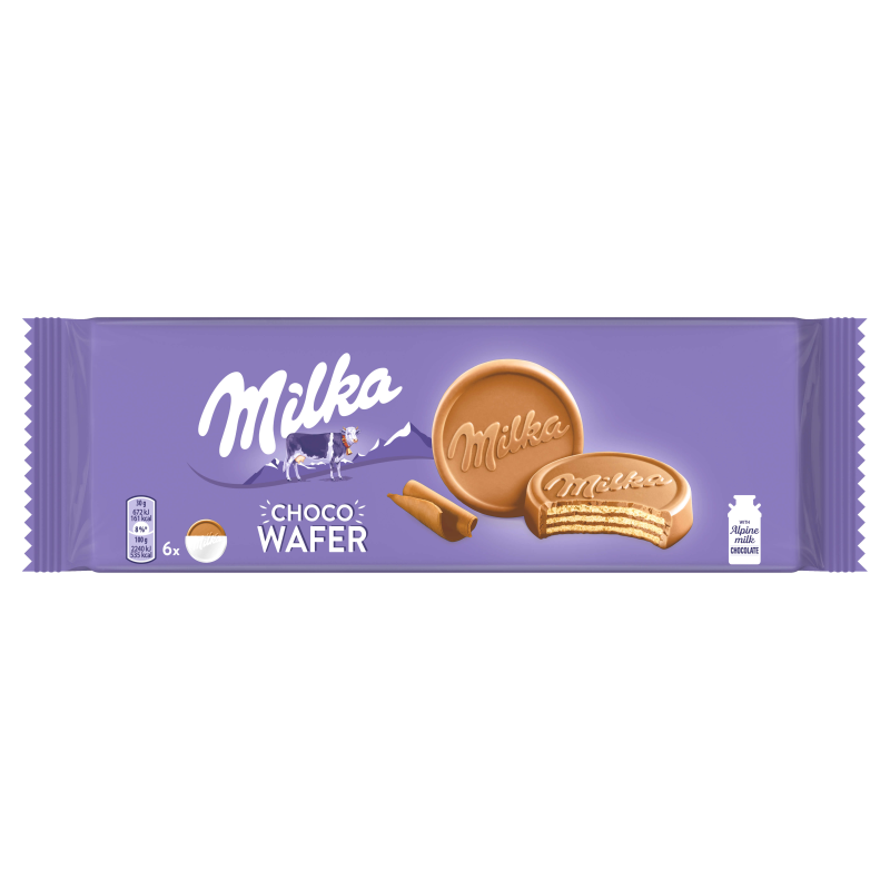 Bolacha Wafer Chocolate Leite Milka 180g