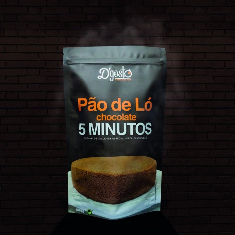Pao de Lo Chocolate 5 Minutos 500gr - D'gosto
