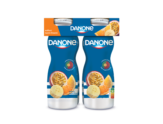 Iogurte Liquido Tutti-Frutti 4x155ml -Danone