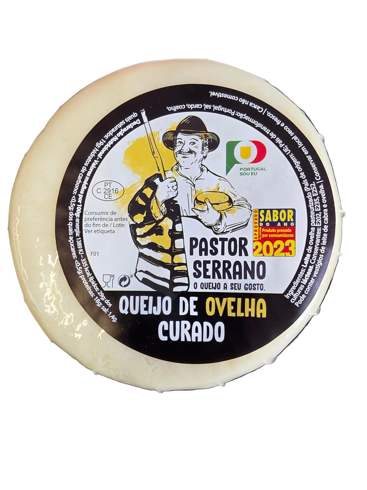 Queijo de Ovelha Curado 500g - Pastor Serrano