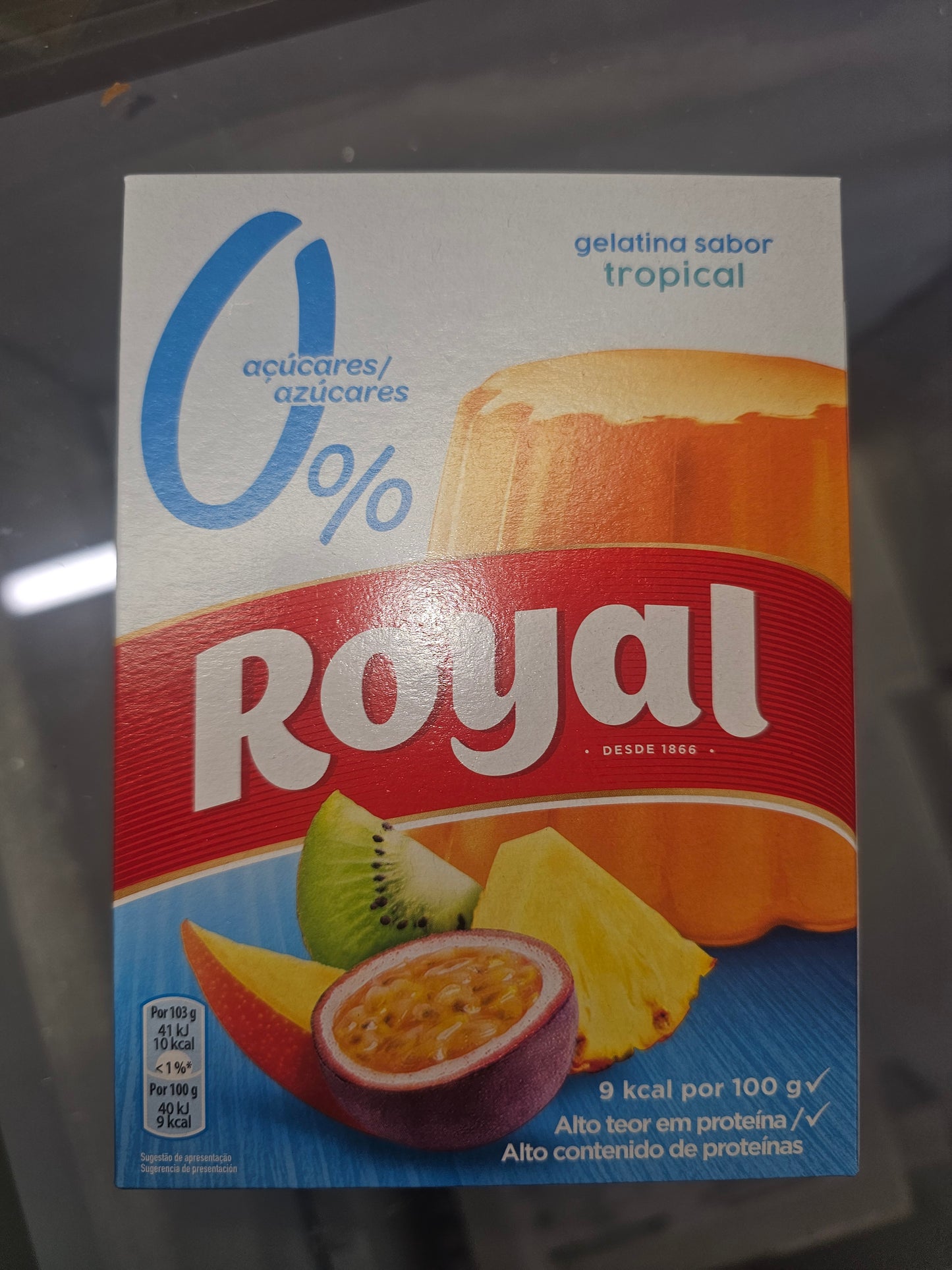Gelatina em Pó Tropical 0% Açúcar 31gr - Royal