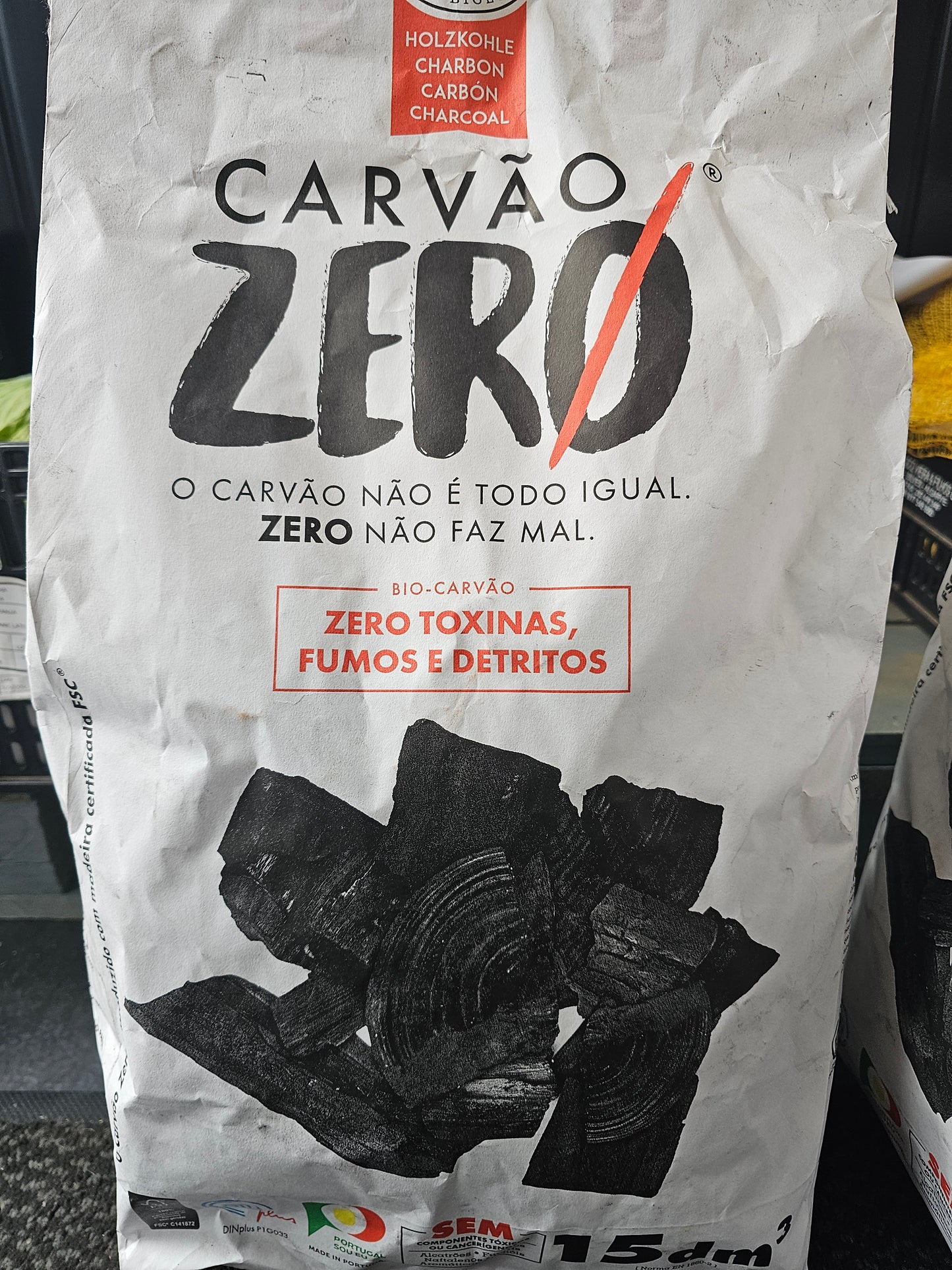 CARVÃO ZERO 15DM3