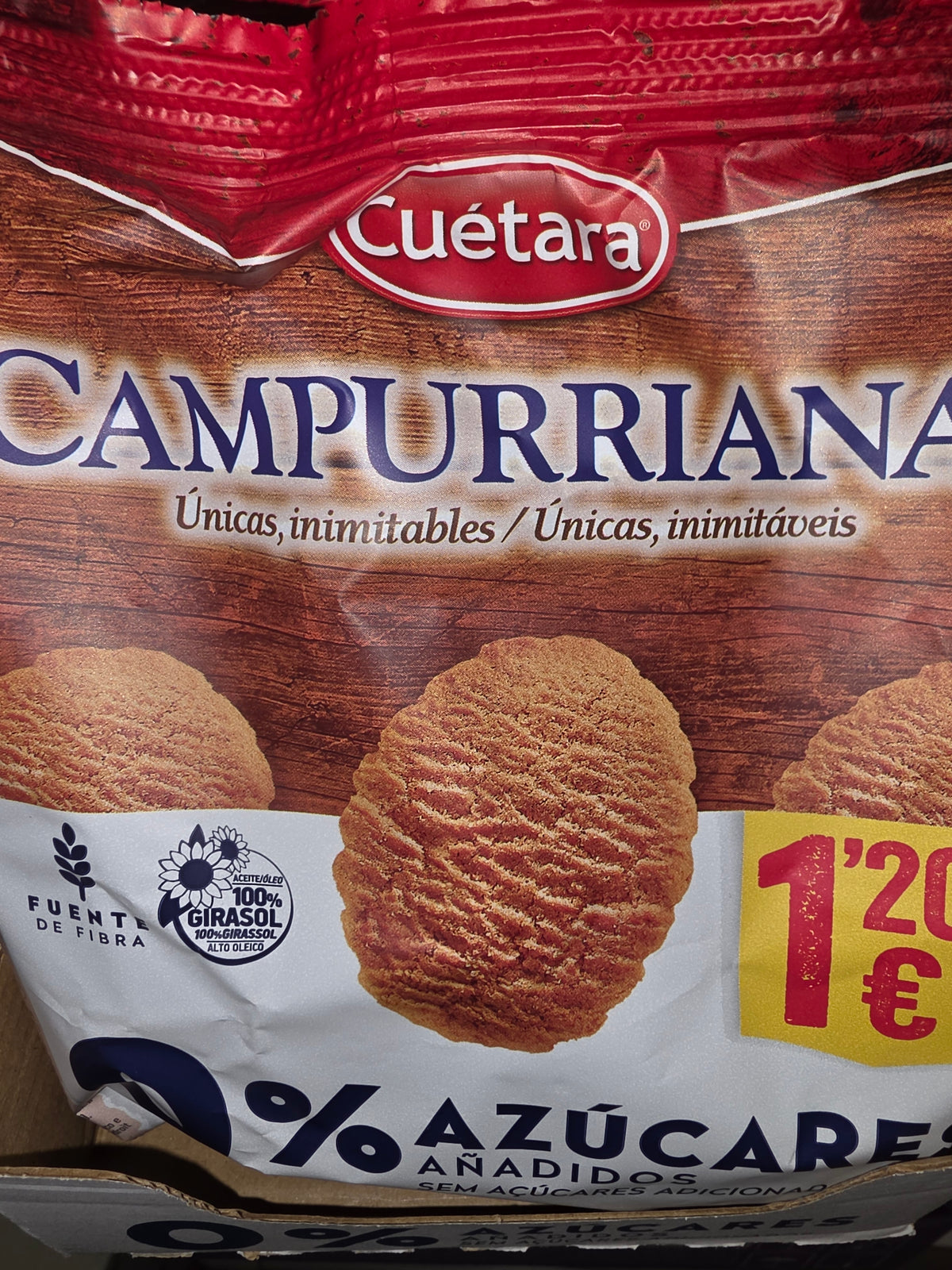 Bolacha Campurrianas 132gr - Cuétara
