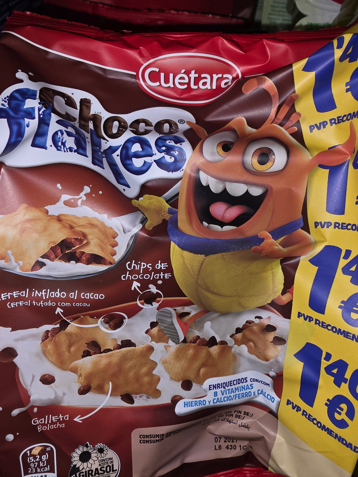 Cereais Choco Flakes 120g - Cuetara