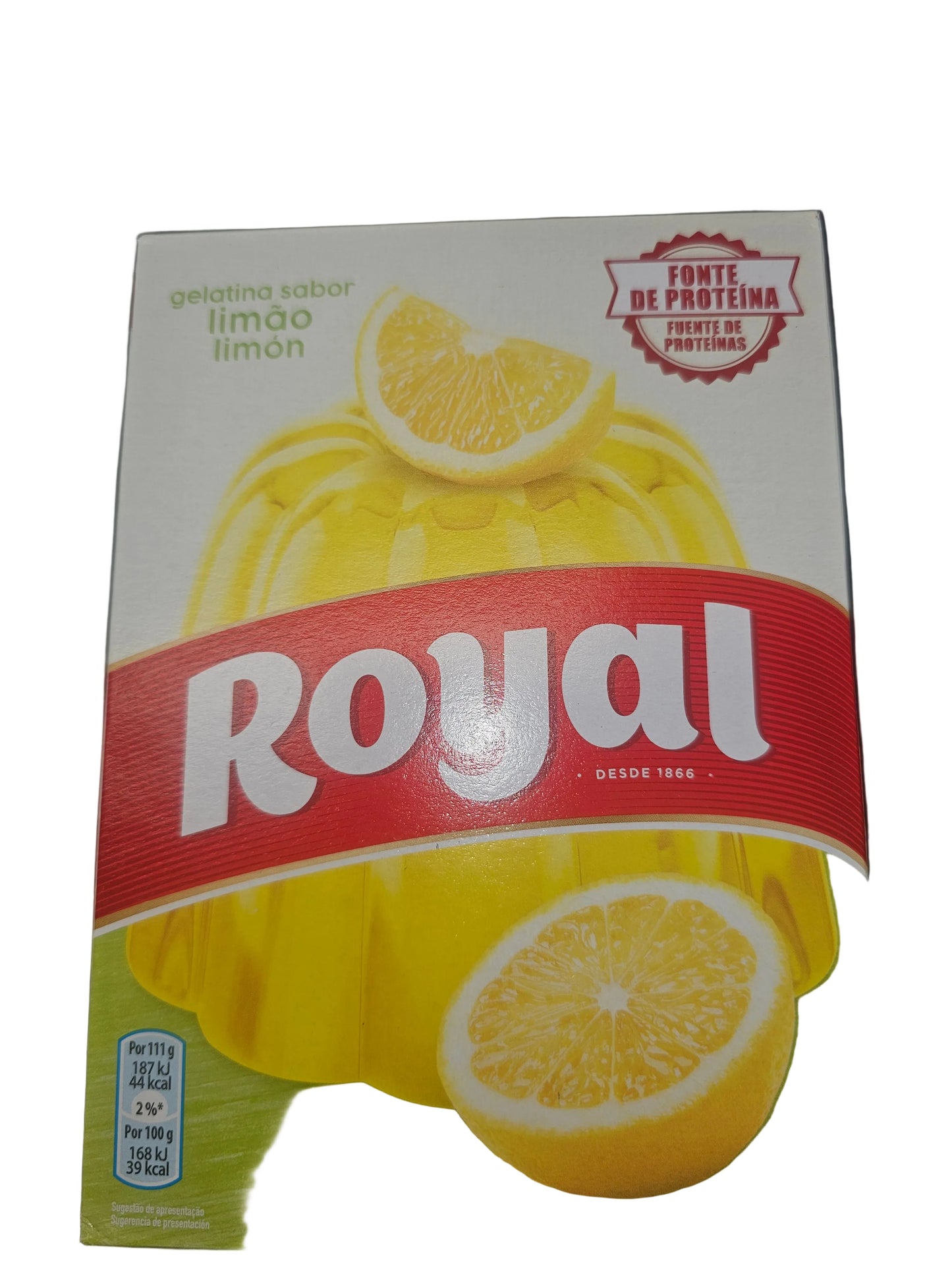 Gelatina em Pó Limao 2x57gr - Royal