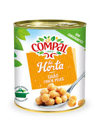 Grão de Bico Cozido 410gr - Compal