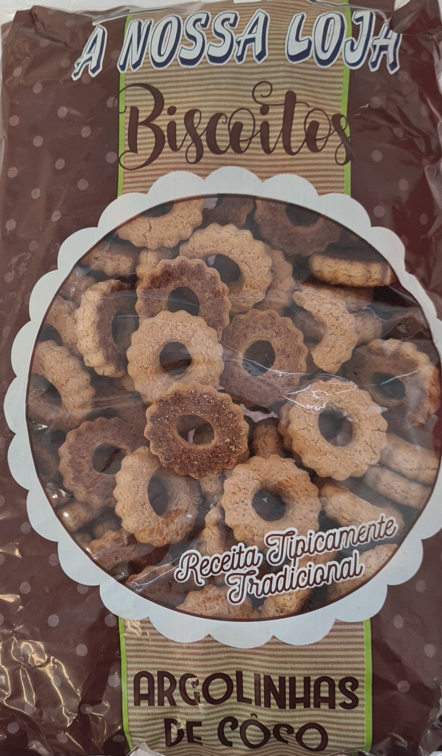 Biscoitos Argolinhas de Côco 500gr