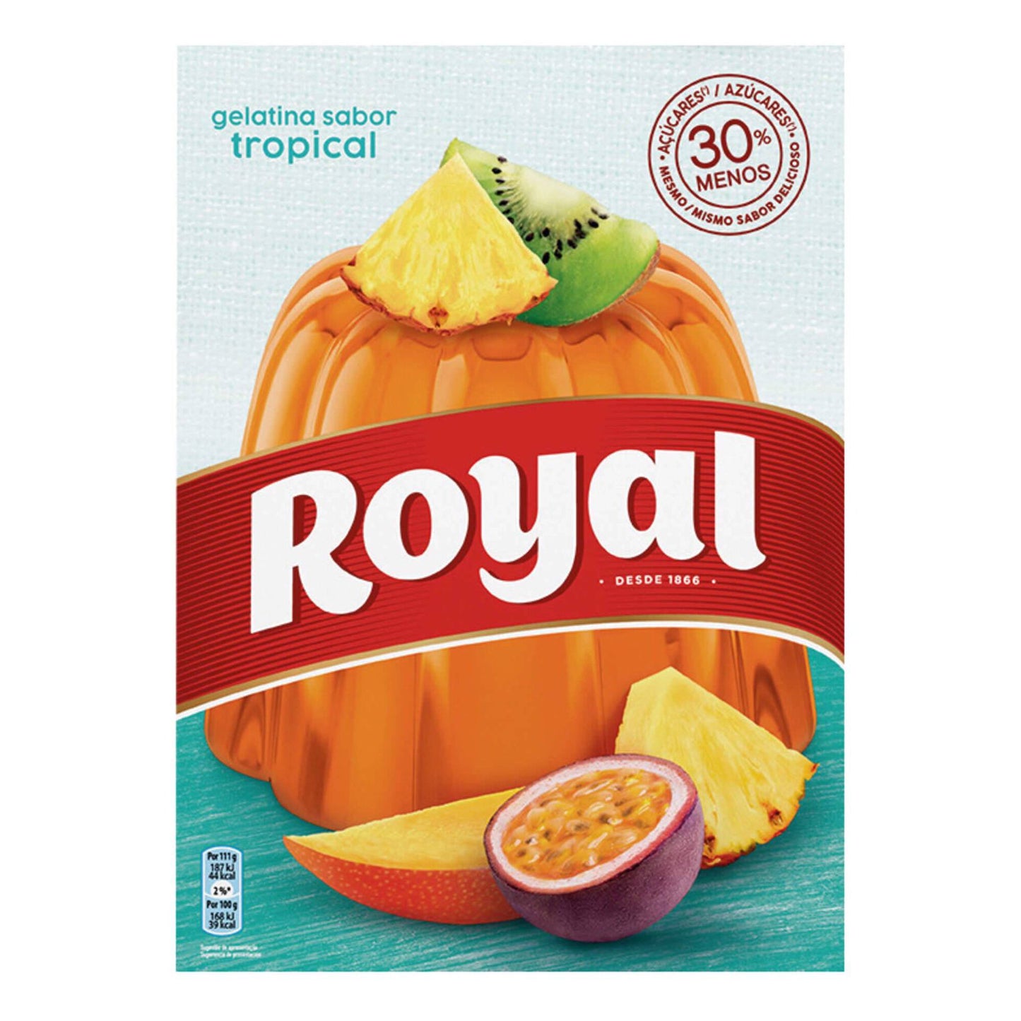 Gelatina em Pó Tropical 2x57gr - Royal