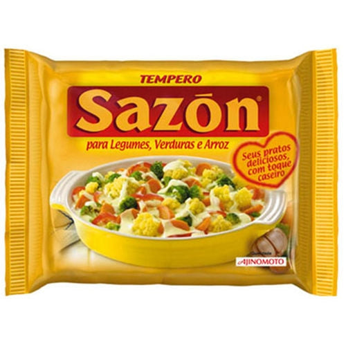 Tempero Para Legumes, Verduras E Arroz Sazón 60gr
