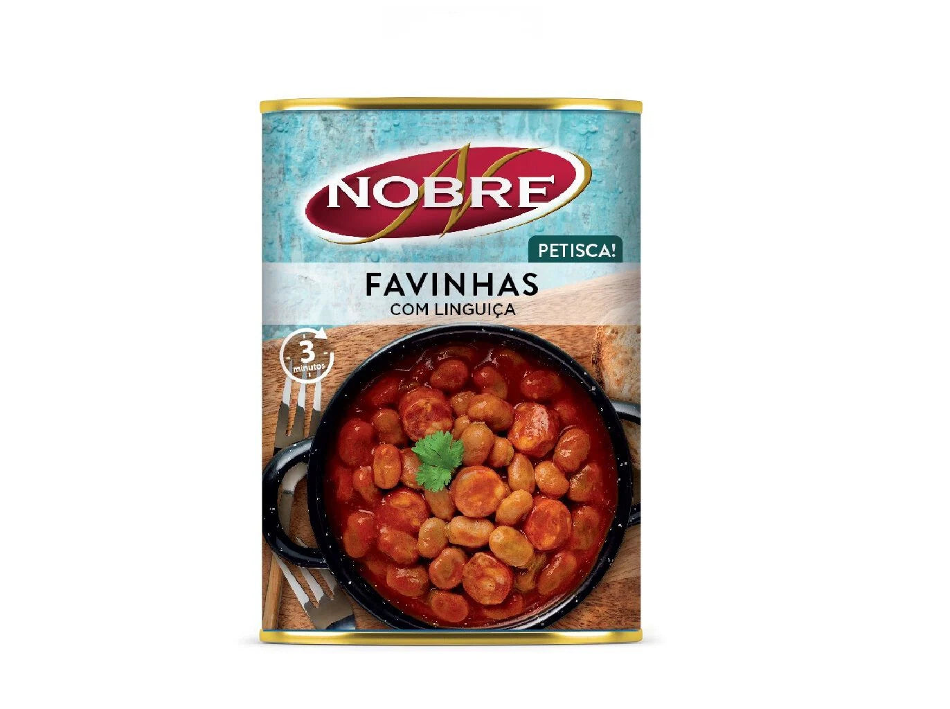 Favinhas com Linguiça 420g - Nobre