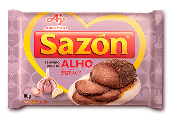 Tempero Toque De Alho Sazón 60gr