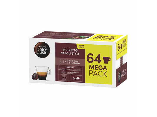 Café Ristretto Napoli Style  (2x32UN) 64un - Dolce Gusto