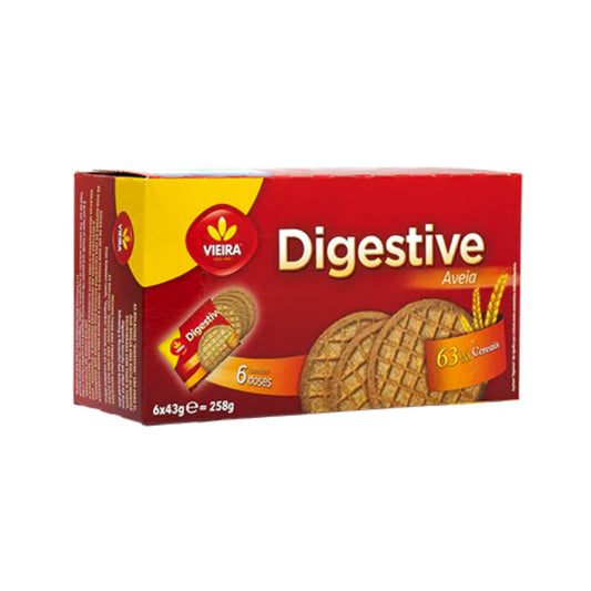 Bolacha Digestive Snack 258g - Vieira