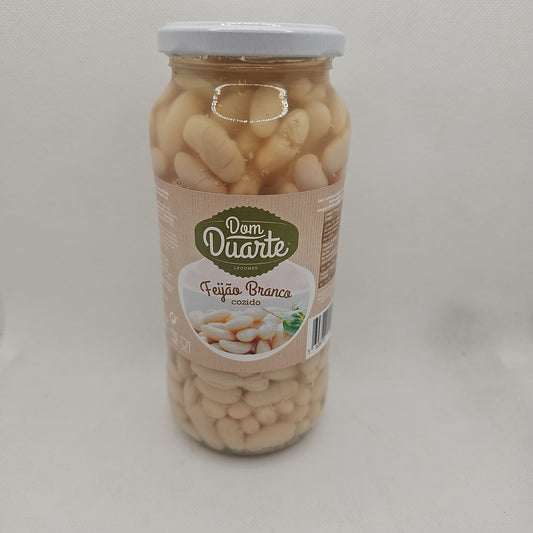 Feijão Branco Cozido 570gr - Dom Duarte