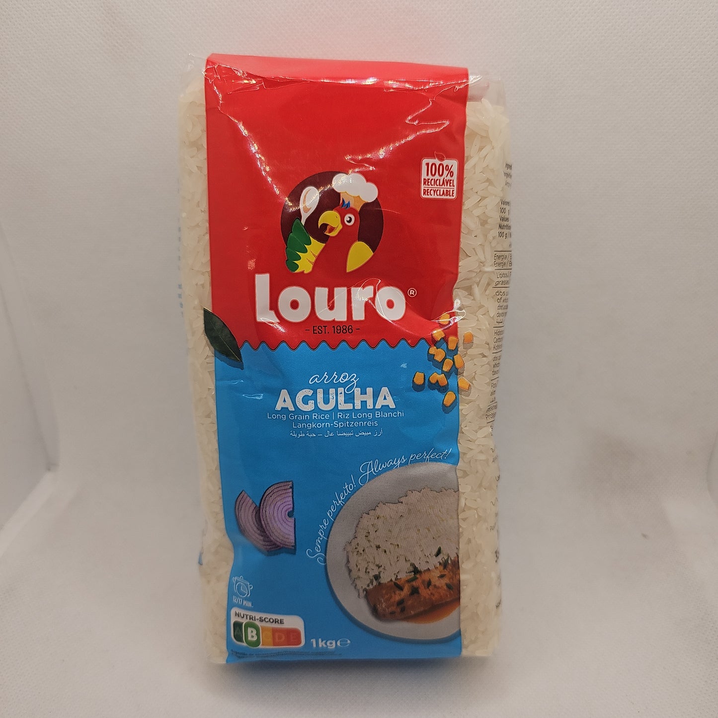 Arroz Agulha 1kg - Louro