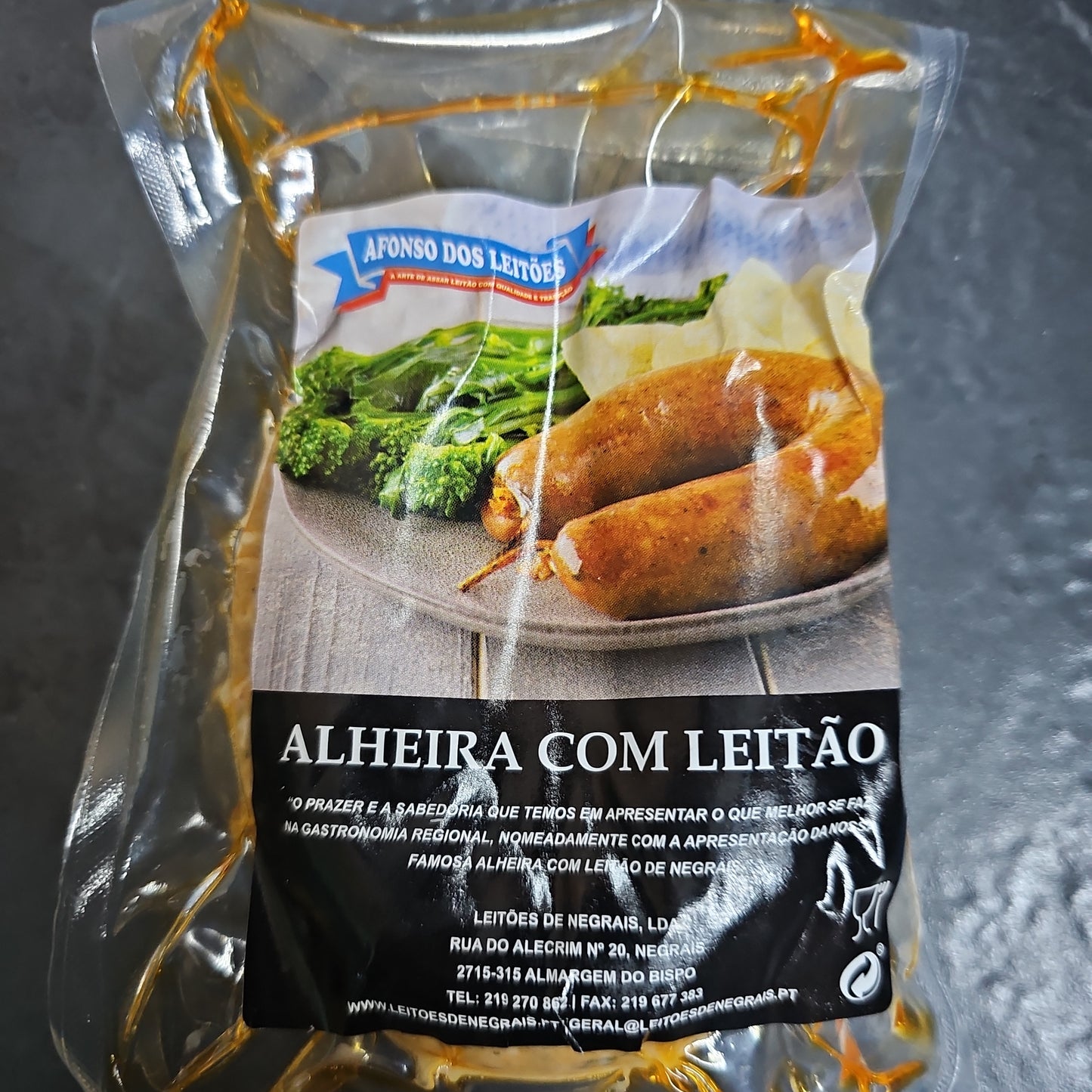 Alheira Com Leitão 200gr - Afonso Dos Leitões