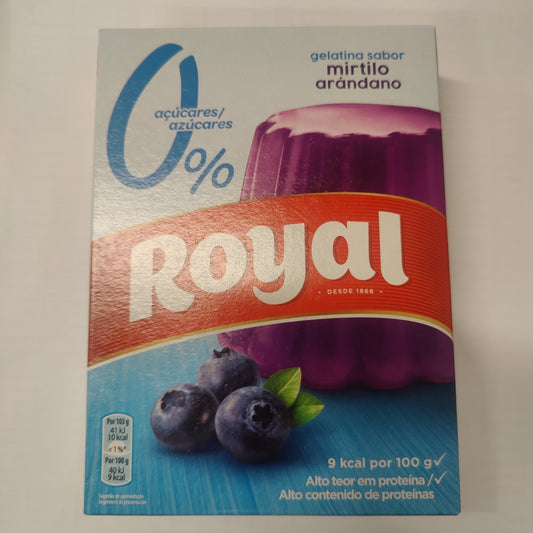 Gelatina em Pó Mirtilo 0% Açúcar 31gr - Royal