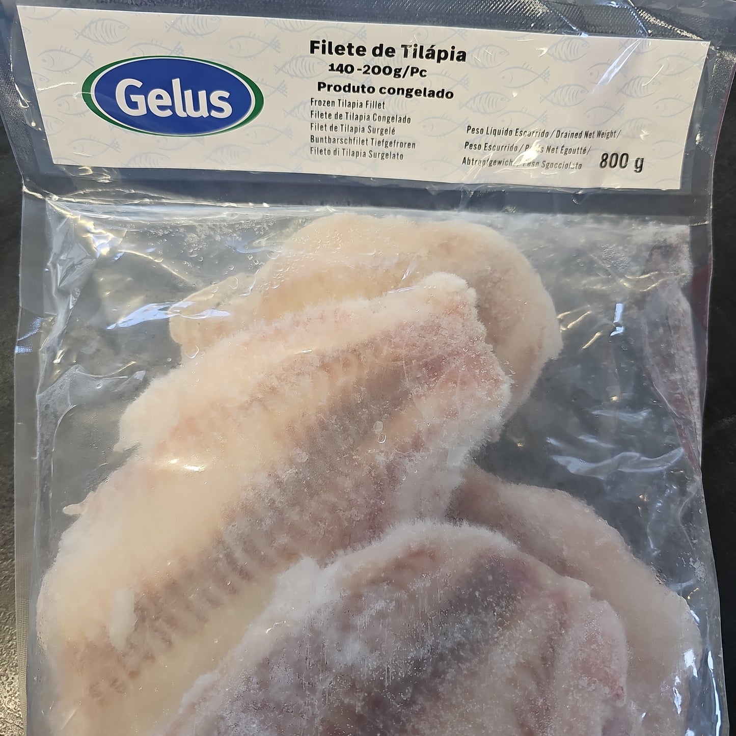 Filetes Tilapia 880g - Gelus