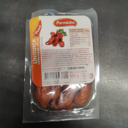 Linguiça Picante 150gr - Porminho