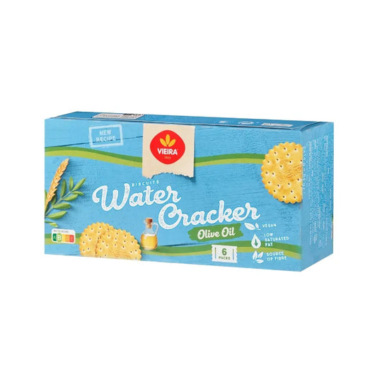 Bolachas Agua e Sal Snack (Azeite)  84g -Vieira