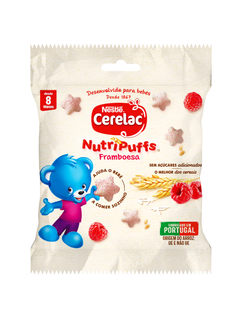 Cerelac Nutripuffs Framboesa 7g - Nestlé