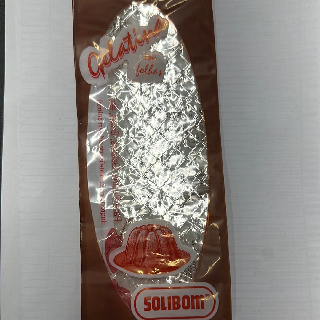 Gelatina Solibom Folha 8gr