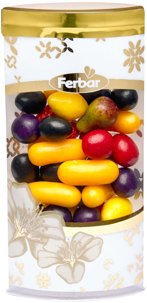 Linha Ouro - Drageia de Fruta Sortida 160g Ferbar