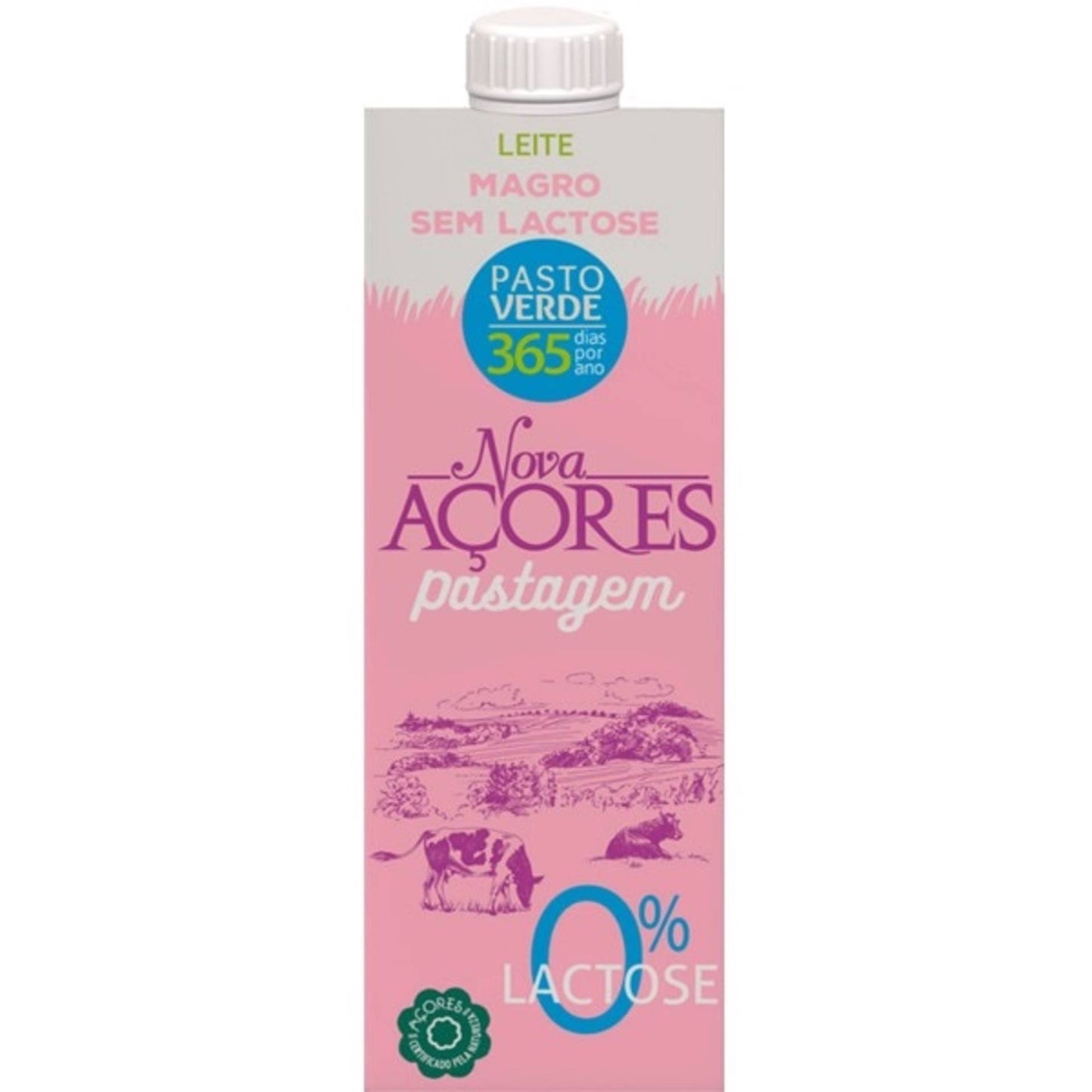 Leite Magro 0% Lactose 1Lt - Nova Acores