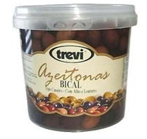 Azeitonas Bical Alho e Loureiro 800g - Trevi