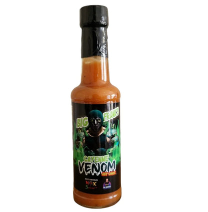 Big Frank's Cayenne Venom Hot Sauce 3🔥 150ml - noksauce