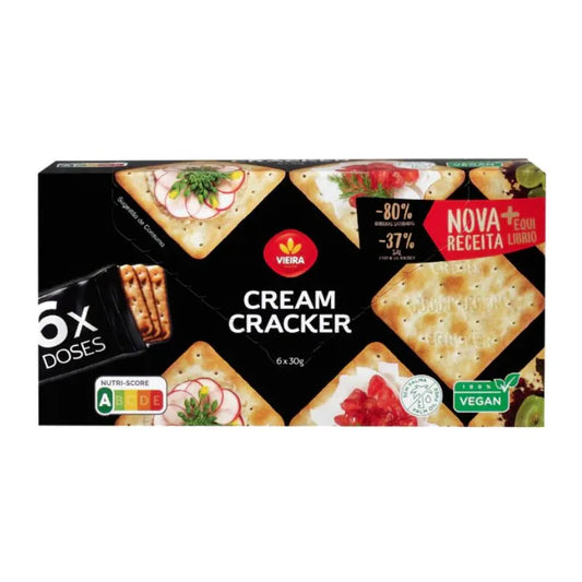Cream Crackers Snack 180g - Vieira